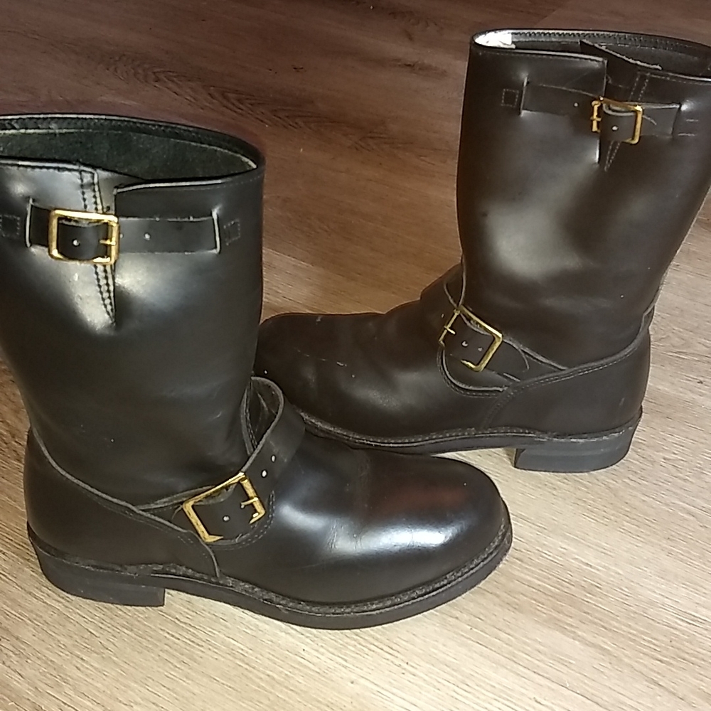 Authentic Armortred Cord boots sz.8.5 D Solid condition.Steel Toe
